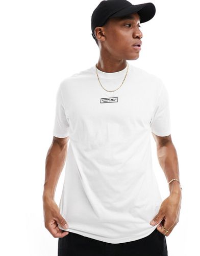 T-shirt bianca con riquadro del logo - Marshall Artist - Modalova