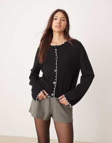 Cardigan con impunture - Miss Selfridge - Modalova