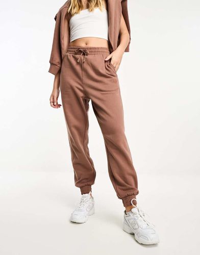 Joggers color moka in coordinato - Miss Selfridge - Modalova