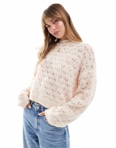 Maglione tenue traforato - Miss Selfridge - Modalova