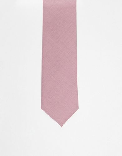 Cravatta sottile in misto lana polvere - Noak - Modalova
