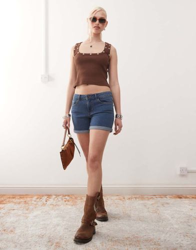 Debby - Short en jean - moyen délavé - Noisy May - Modalova