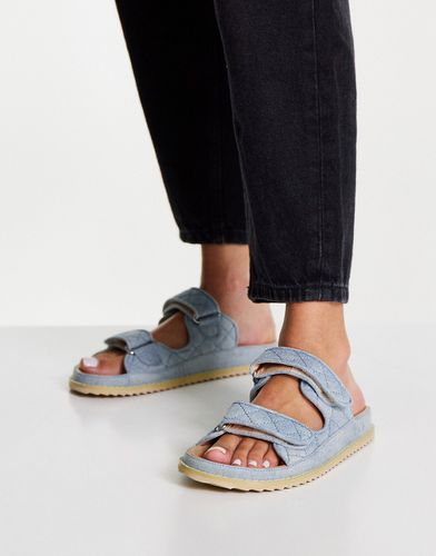 Sandali di jeans trapuntati con suola spessa - NA-KD - Modalova