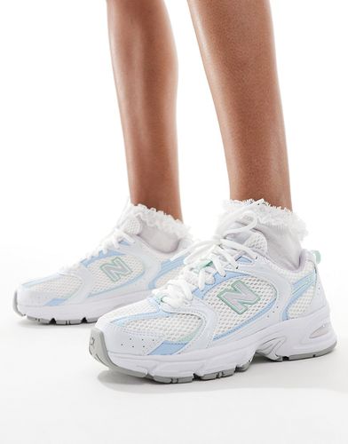 Sneakers bianche e azzurre - New Balance - Modalova