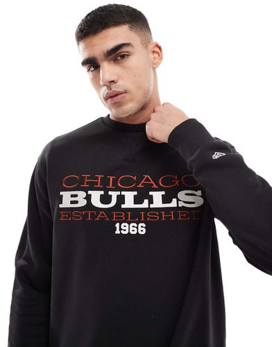 Chicago Bulls - Felpa nera - New Era - Modalova