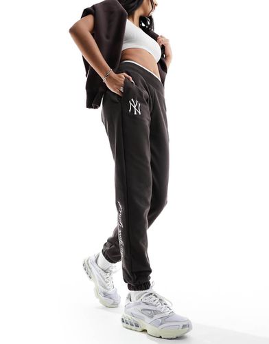 Joggers marroni con ricamo "NY" - New Era - Modalova