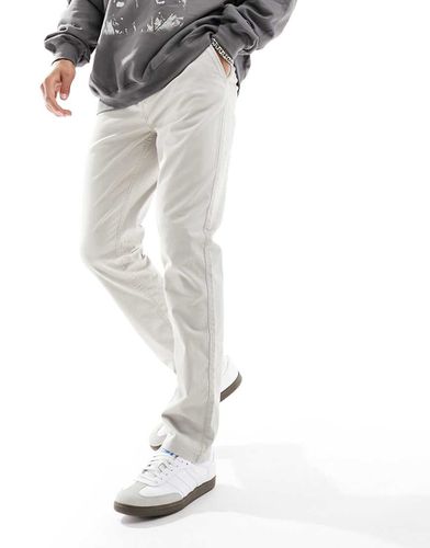 Chino slim color pietra - New Look - Modalova