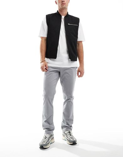 New Look - Chino slim grigio chiaro - New Look - Modalova