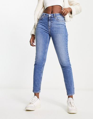 Jeans con gamba slim lavaggio medio autentico - New Look - Modalova