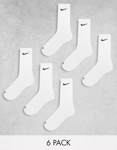 Everyday Cushioned Plus - Confezione da 6 paia di calzini imbottiti bianchi - Nike Training - Modalova