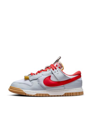 Air Dunk Jumbo - Sneakers grigie e rosse - Nike - Modalova