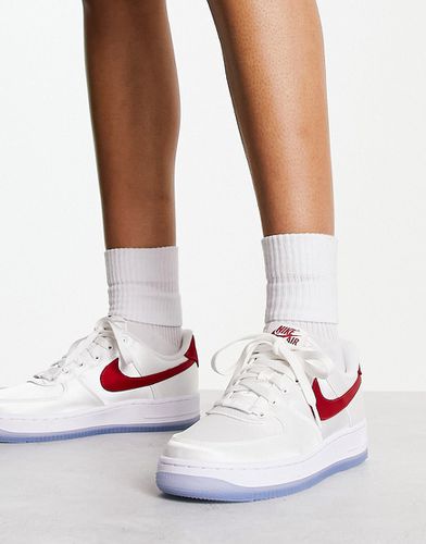 Air Force 1 - Sneakers bianche e rosso università - Nike - Modalova
