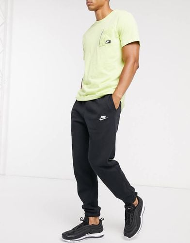 Club - Joggers casual neri con fondo elasticizzato - Nike - Modalova