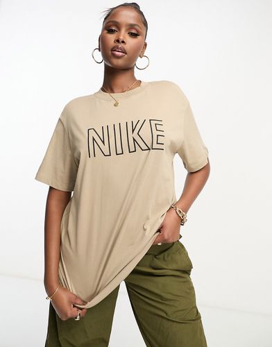 Dance - T-shirt boyfriend kaki con logo - Nike - Modalova