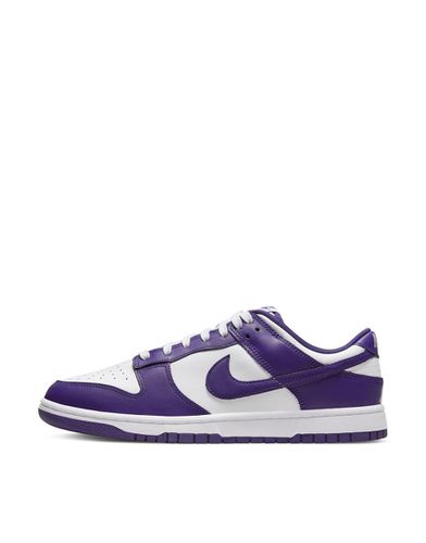 Dunk - Sneakers rétro basse bianche e viola - Nike - Modalova