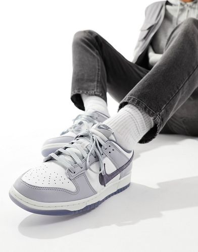 Dunk - Sneakers rétro basse bianche e grigie - Nike - Modalova