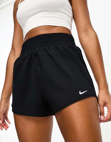 Nike - One Training - Pantaloncini da 3" neri a vita alta - Nike Training - Modalova