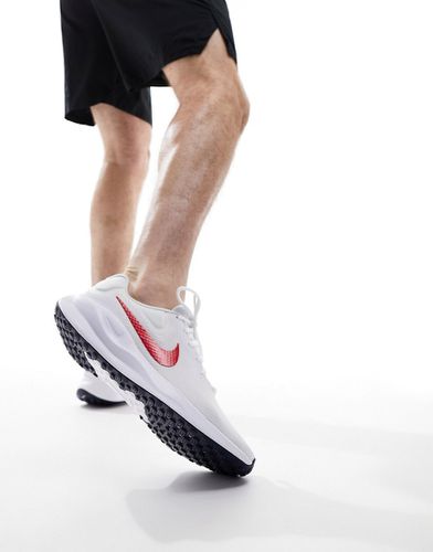 Nike - Revolution 7 - Sneakers bianche e rosse - Nike Running - Modalova
