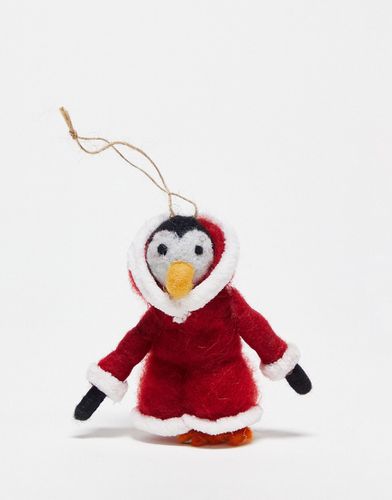 Decorazione natalizia di pinguino con cappotto - Sass & Belle - Modalova
