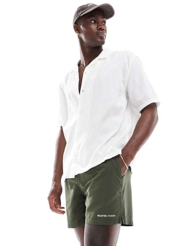 Pantaloncini da bagno kaki - Selected Homme - Modalova