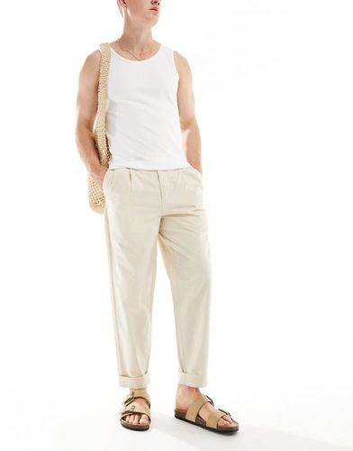 Pantaloni corti comodi color crema - Selected Homme - Modalova