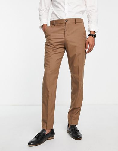 Pantaloni da abito slim cammello - Selected Homme - Modalova
