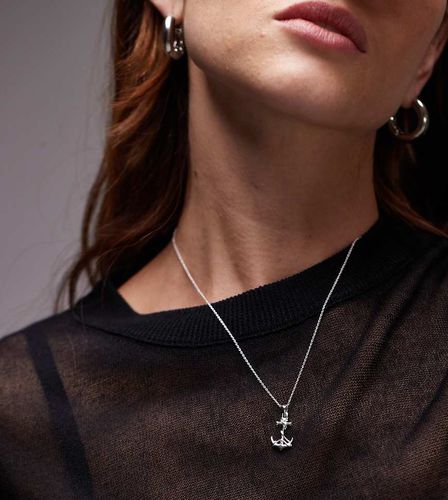 X Sophie Floyd - Collana in sterling con pendente ad ancora - Seol + Gold - Modalova