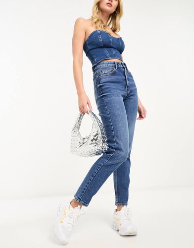 Mom jeans slim elasticizzati autentico - Stradivarius - Modalova