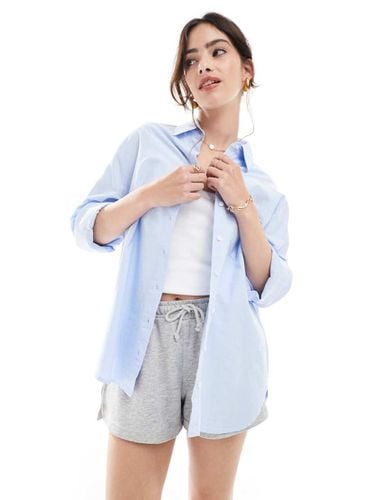 Stradivarius - Camicia oversize blu - Stradivarius - Modalova