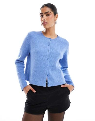 Stradivarius - Cardigan a coste blu - Stradivarius - Modalova