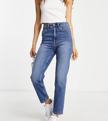 Petite - Mom jeans slim elasticizzati autentico - Stradivarius - Modalova