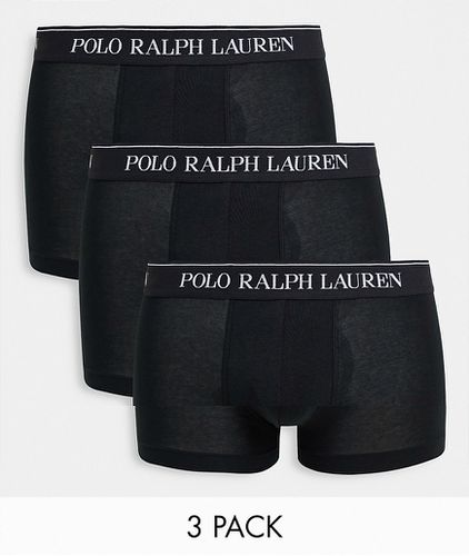 Confezione da 3 boxer aderenti neri - Polo Ralph Lauren - Modalova