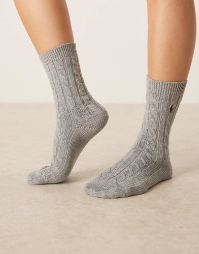 Chaussettes en maille torsadée - Polo Ralph Lauren - Modalova