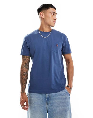 Icon - T-shirt oversize classica medio con tasca e logo - Polo Ralph Lauren - Modalova