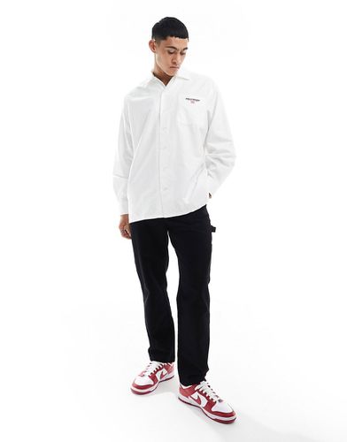 Sport Capsule - Camicia chino oversize bianca con logo sulla tasca - Polo Ralph Lauren - Modalova