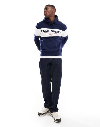 Sport Capsule - Felpa con cappuccio con pannello del logo - Polo Ralph Lauren - Modalova