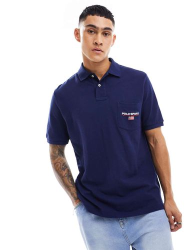 Sport Capsule - Polo classica oversize con stemma del logo - Polo Ralph Lauren - Modalova