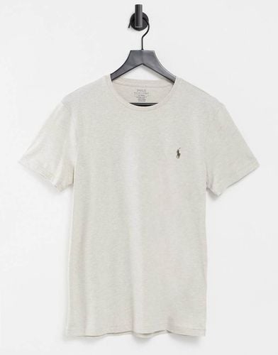 T-shirt beige mélange con logo - Polo Ralph Lauren - Modalova