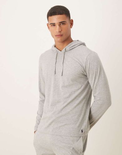 Top confort d'ensemble à capuche et manches longues avec logo - chiné - Polo Ralph Lauren - Modalova