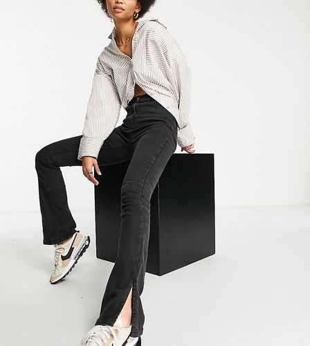 Jeans a zampa color antracite con spacco laterale - Parisian Tall - Modalova