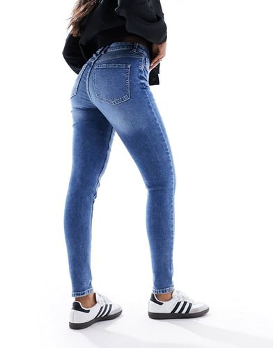 Jeans skinny a vita alta lavaggio blu - Pimkie - Modalova