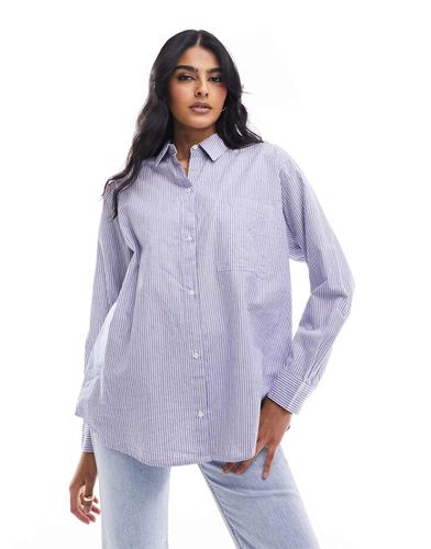 Camicia in popeline a righe - Pull & Bear - Modalova