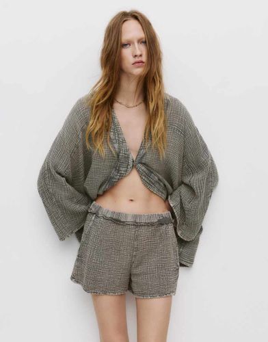 Blouse effet froissé - pâle - Pull & bear - Modalova