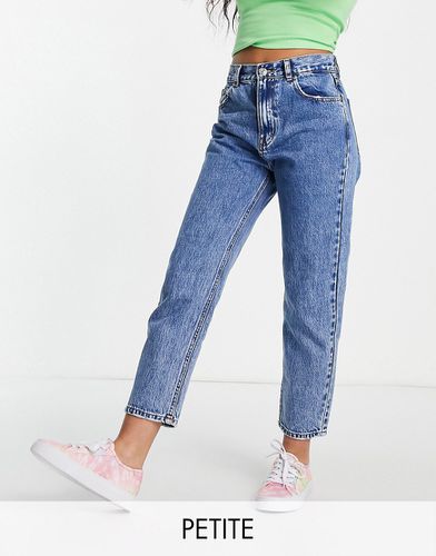 Petite - Mom jeans a vita media medio - Pull & Bear - Modalova