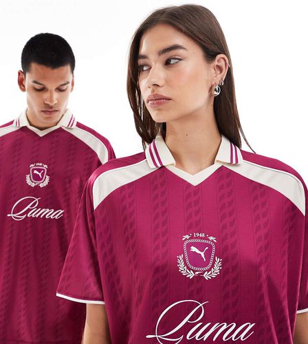 Archive - Maglia da calcio rosa con stampa - In esclusiva per ASOS - Puma - Modalova