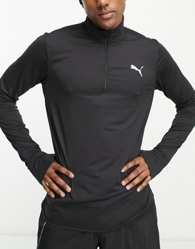 Run Favourites - Top con zip a 1/4 - Puma - Modalova