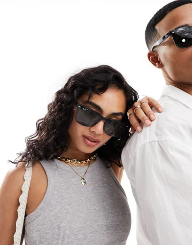 Occhiali da sole squadrati neri con lenti polarizzate verdi - Ray-Ban - Modalova