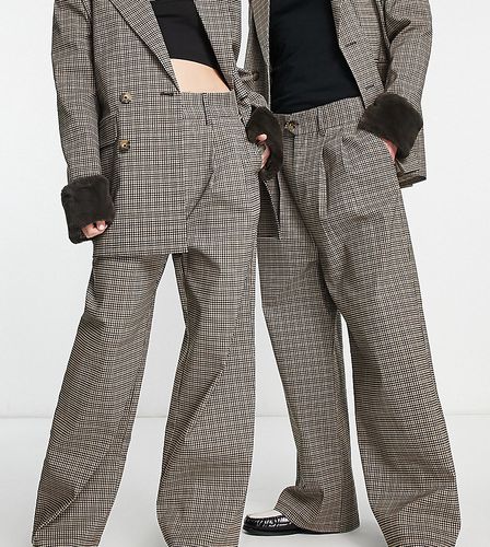 Pantaloni unisex a fondo ampio a quadri in coordinato - Reclaimed Vintage - Modalova