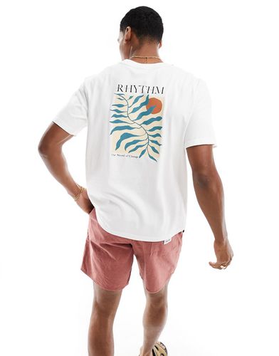 Fern - T-shirt bianca da spiaggia stile vintage - Rhythm - Modalova