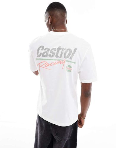 Castrol Racing - T-shirt bianca - River Island - Modalova